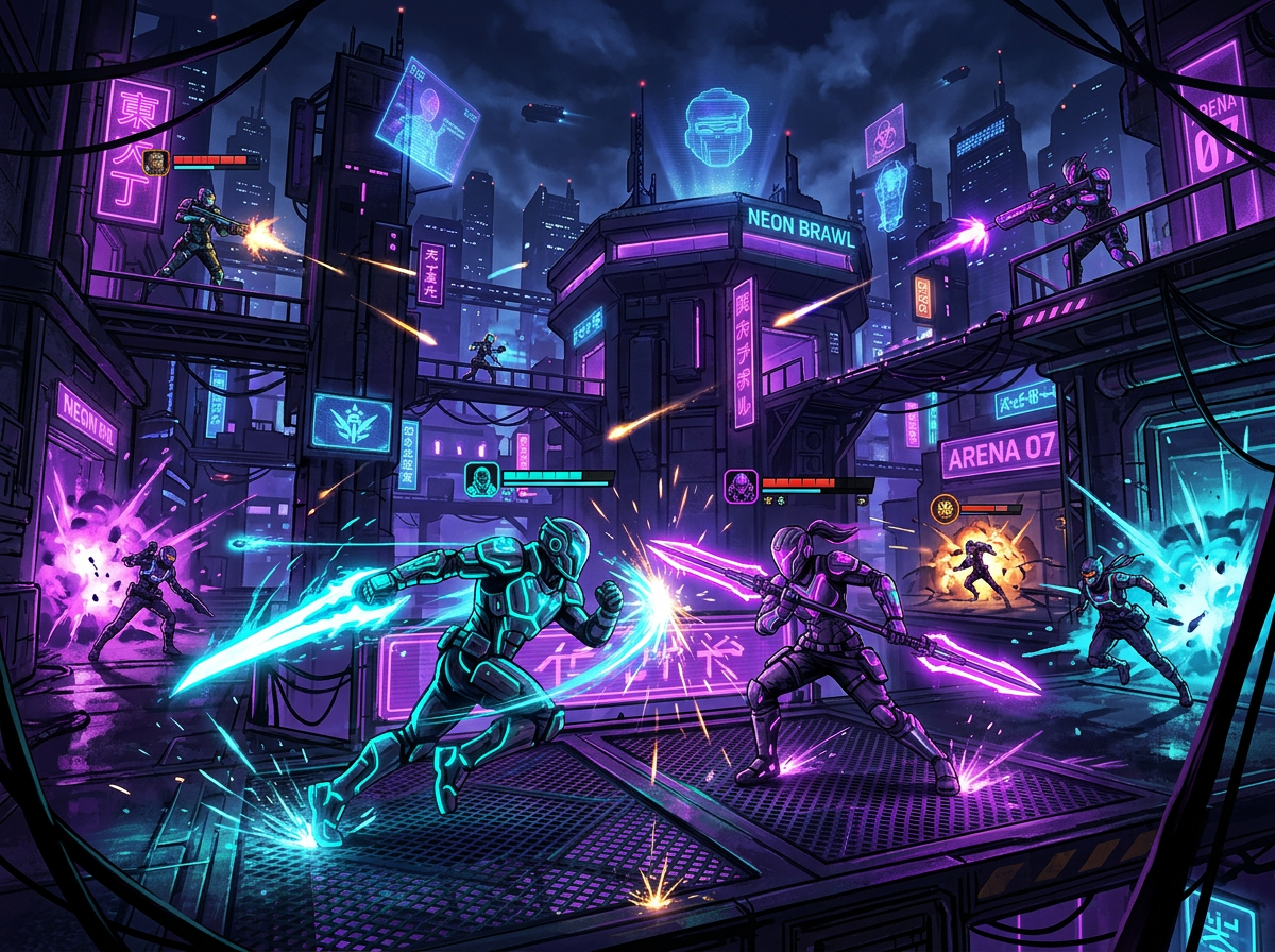Multiplayer battle arena game
